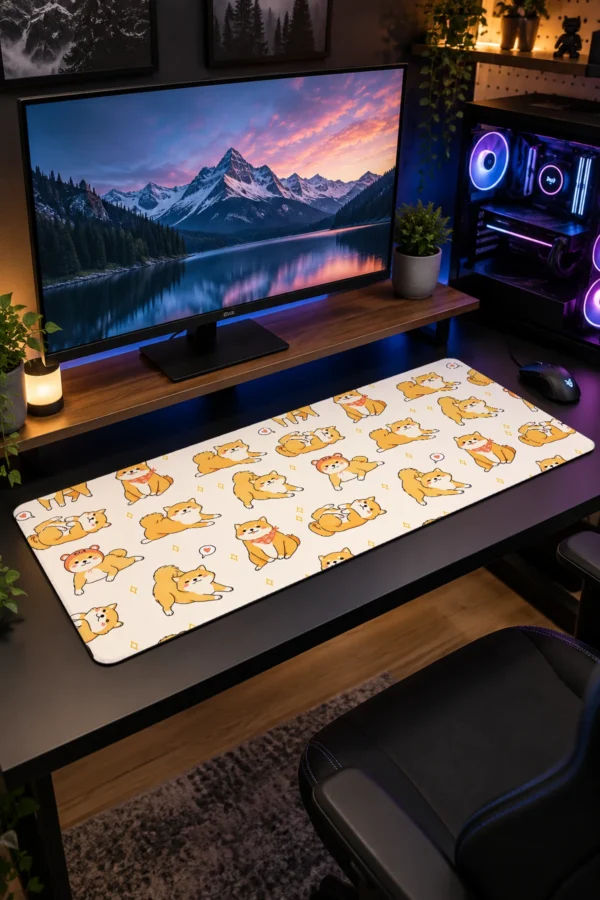 Shiba Parade Gaming Mousepad