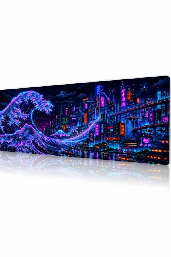 Neon Tide Metropolis Gaming Mousepad Neon Tide Metropolis Gaming Mousepad