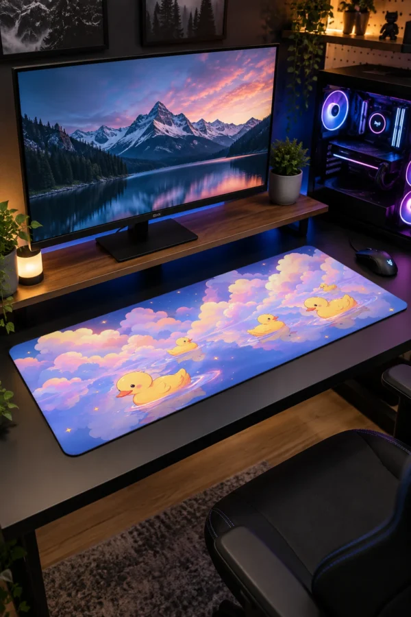 Cotton Candy Ducks Gaming Mousepad Cotton Candy Ducks Gaming Mousepad