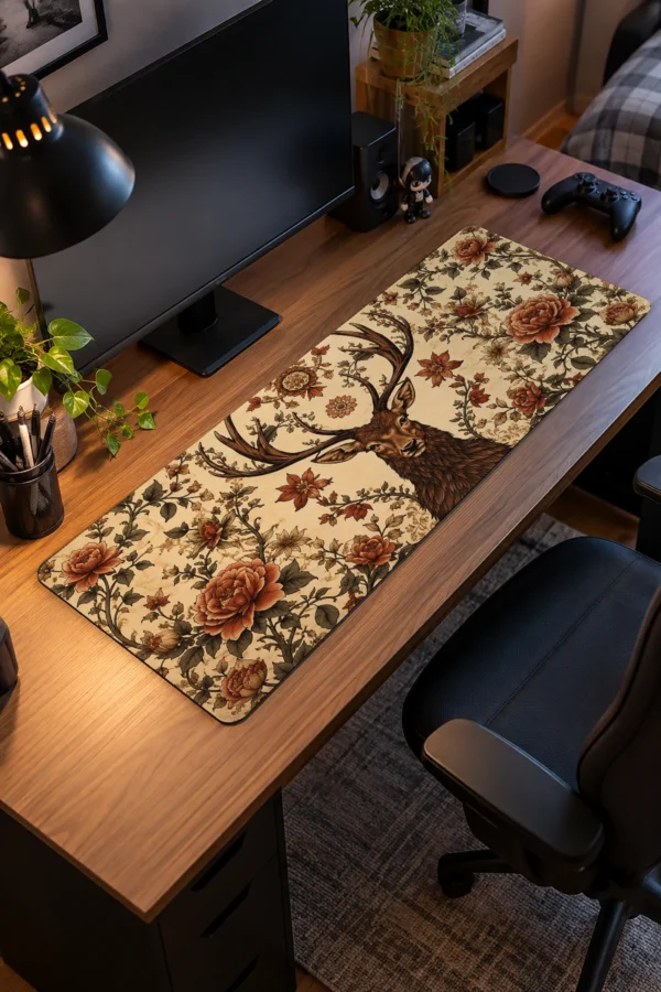 Antler Bloom Gaming Mousepad