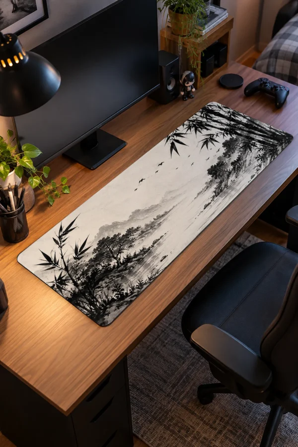 Ink Bamboo Shore Gaming Mousepad Ink Bamboo Shore Gaming Mousepad