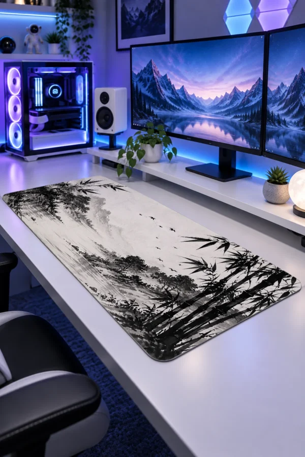 Ink Bamboo Shore Gaming Mousepad Ink Bamboo Shore Gaming Mousepad
