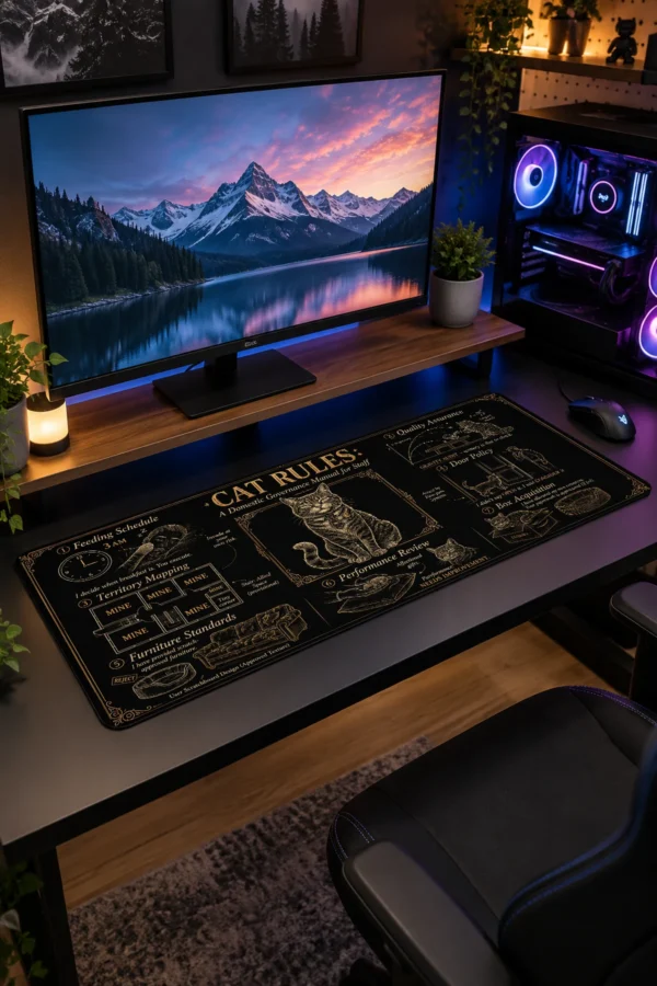 Feline Decree Gaming Mousepad