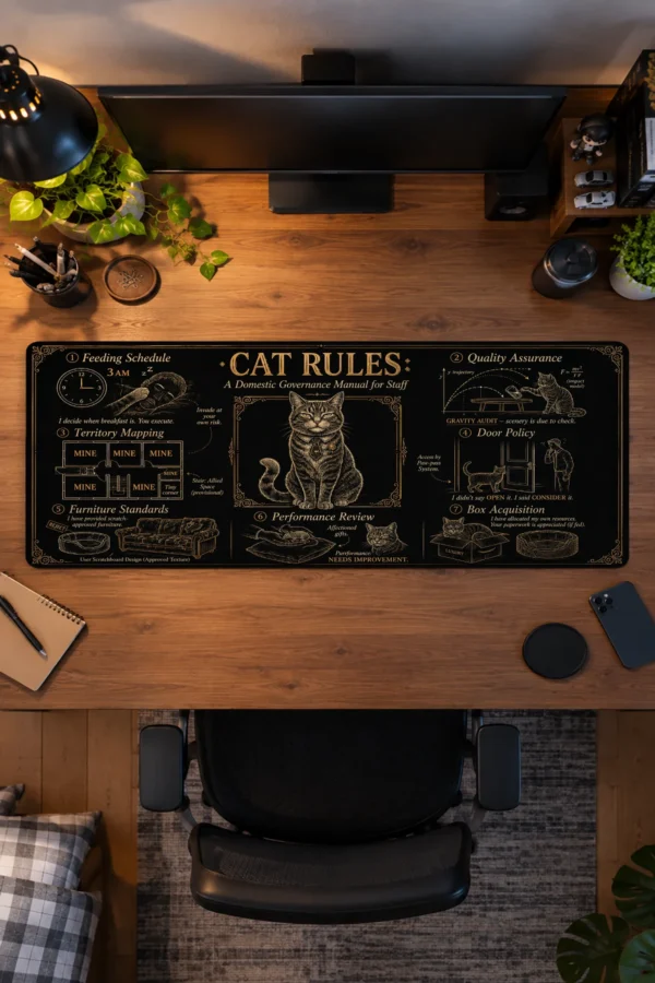 Feline Decree Gaming Mousepad