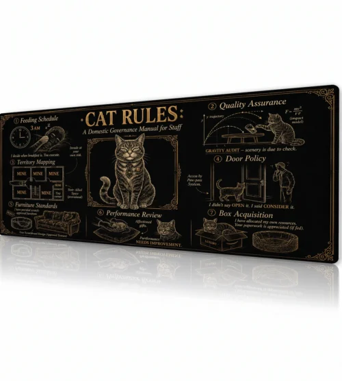 Feline Decree Gaming Mousepad