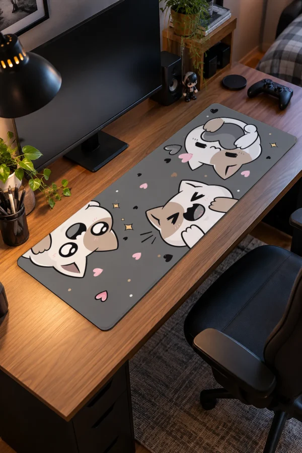 Calico Chaos Gaming Mousepad