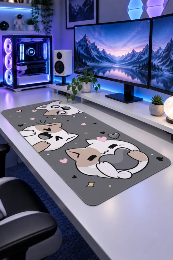 Calico Chaos Gaming Mousepad