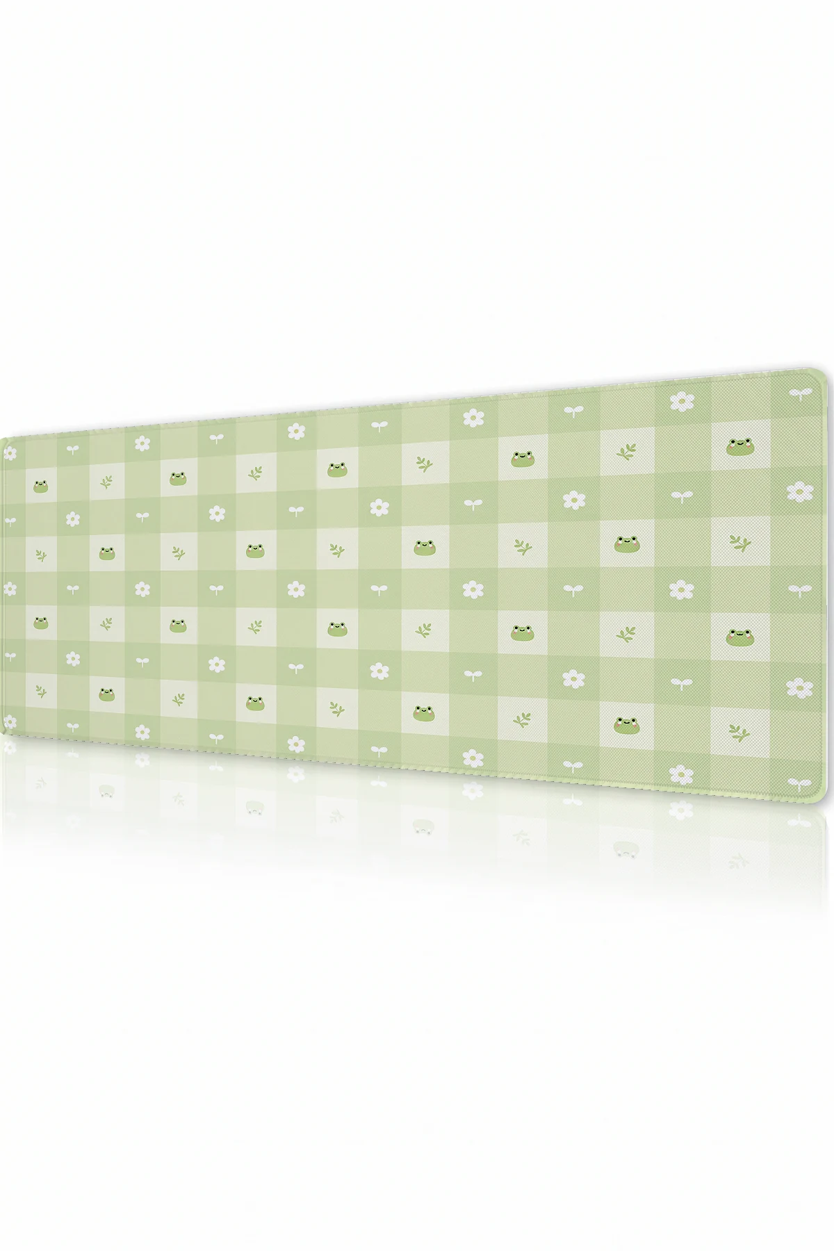 Froggy Gingham Gaming Mousepad