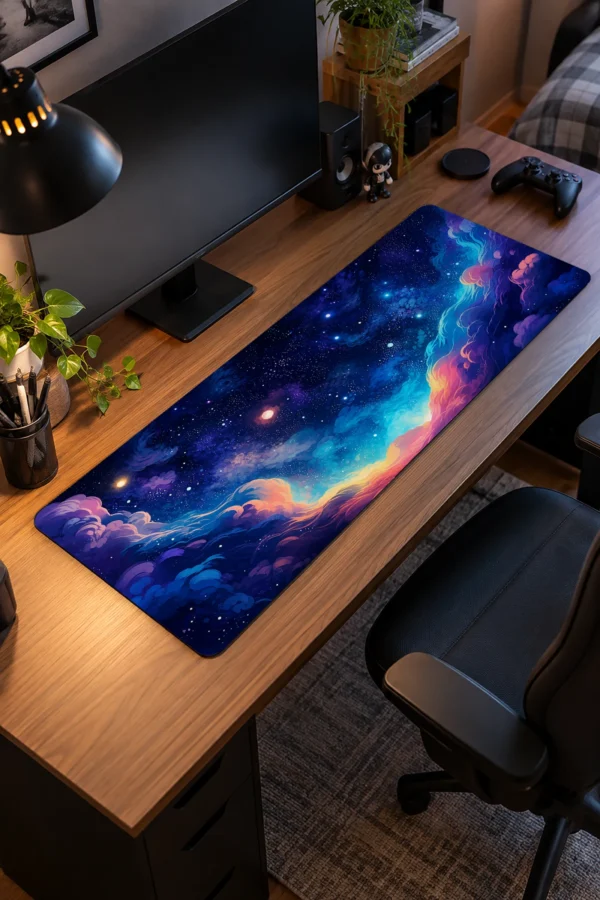 Cosmic Ember Clouds Gaming Mousepad