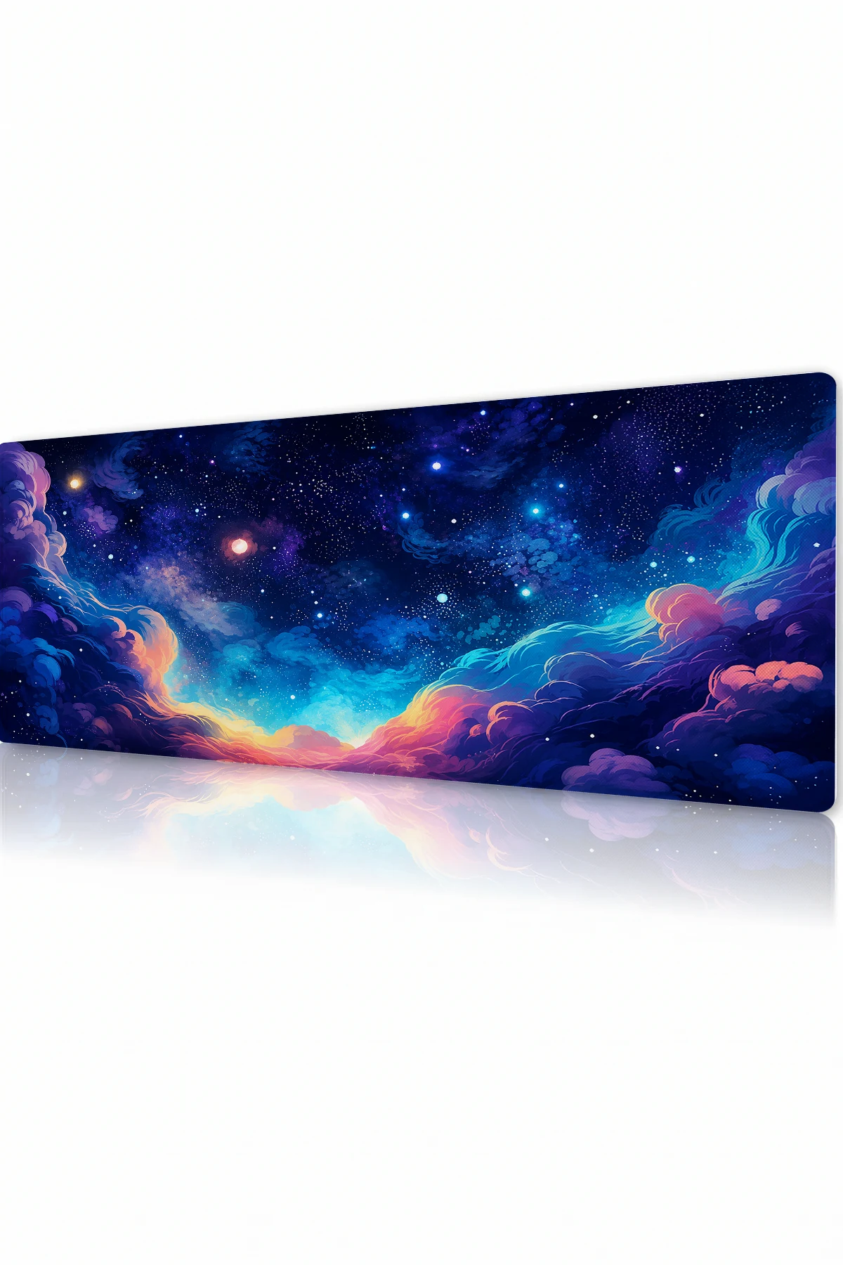 Cosmic Ember Clouds Gaming Mousepad