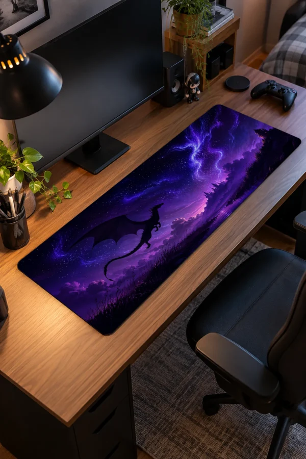 Violet Wyrm Citadel Gaming Mousepad