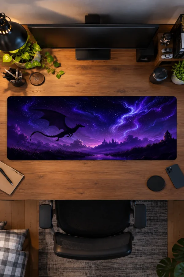 Violet Wyrm Citadel Gaming Mousepad