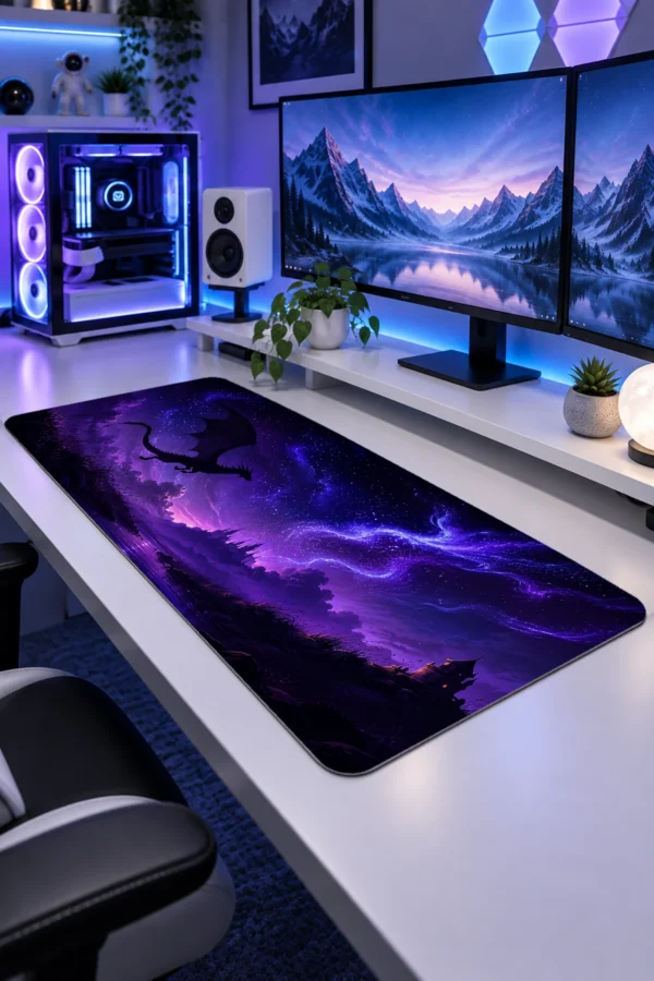 Violet Wyrm Citadel Gaming Mousepad