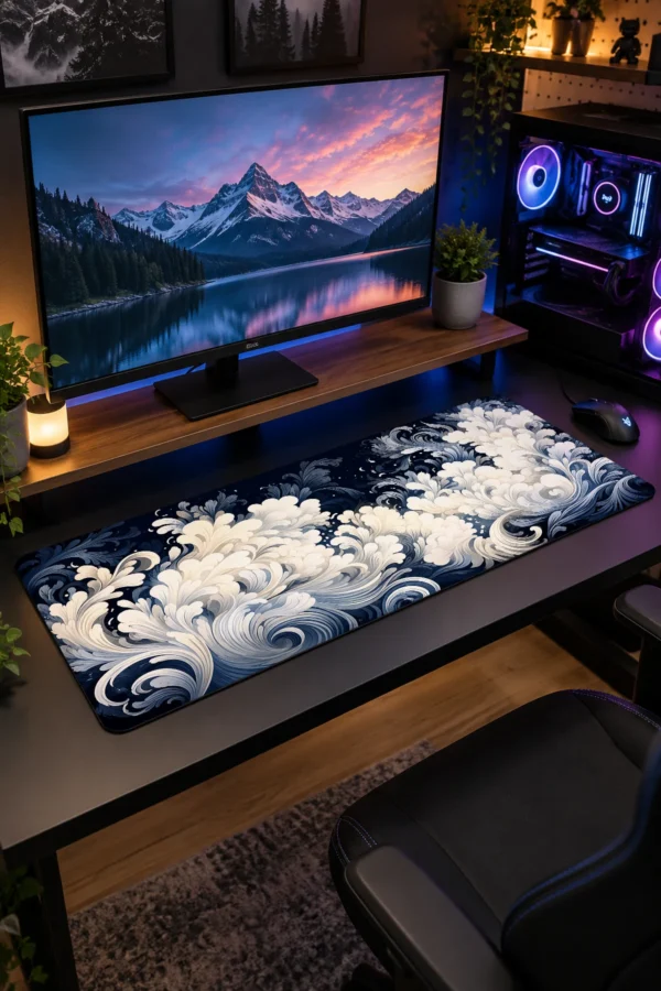 Ivory Baroque Tide Gaming Mousepad Ivory Baroque Tide Gaming Mousepad