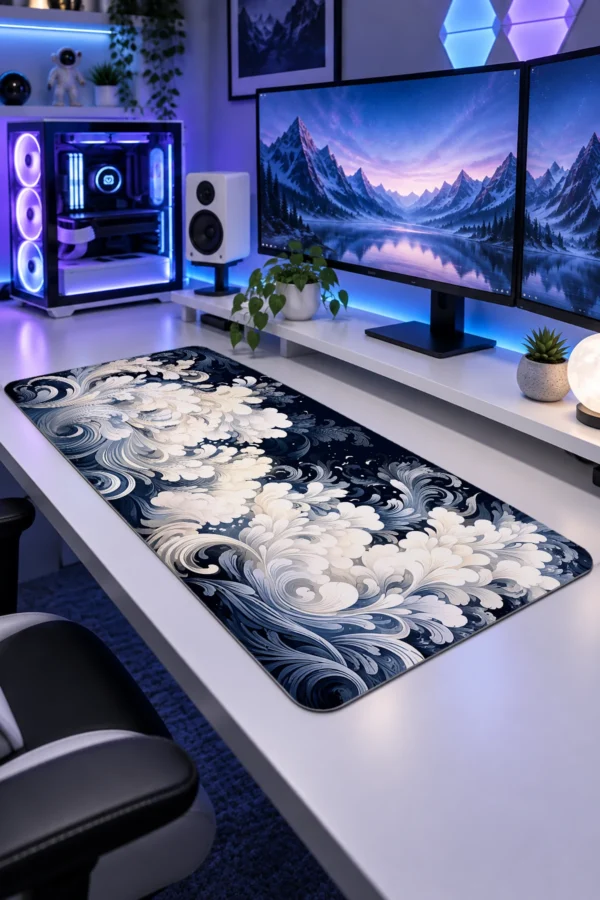 Ivory Baroque Tide Gaming Mousepad Ivory Baroque Tide Gaming Mousepad