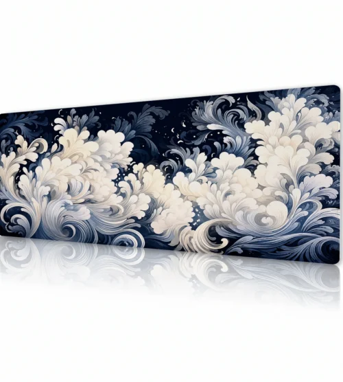 Ivory Baroque Tide Gaming Mousepad