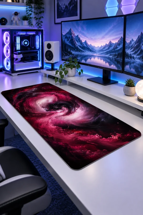 Raspberry Vortex Gaming Mousepad
