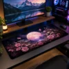 Rose Moon Garden Gaming Mousepad