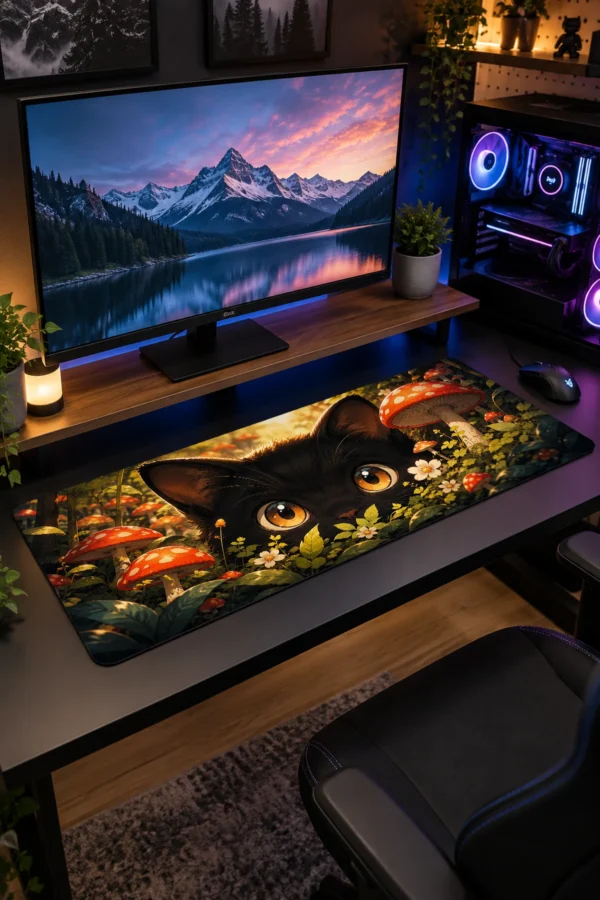 Toadstool Peekaboo Gaming Mousepad