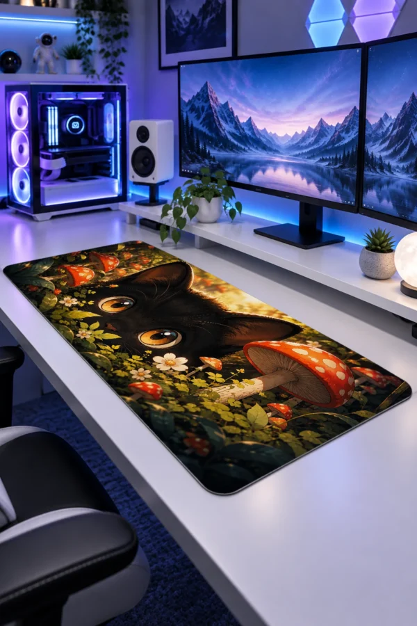 Toadstool Peekaboo Gaming Mousepad