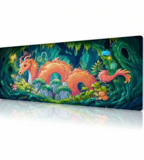 Mossy Wyrmling Gaming Mousepad