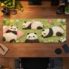 Panda Nap Meadow Gaming Mousepad Panda Nap Meadow Gaming Mousepad