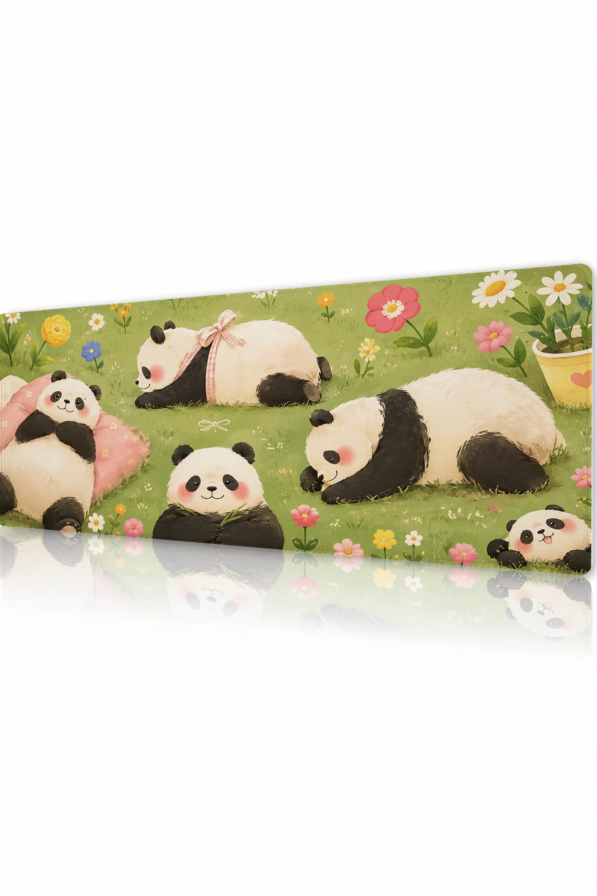 Panda Nap Meadow Gaming Mousepad Panda Nap Meadow Gaming Mousepad