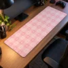 Blush Picnic Plaid Gaming Mousepad