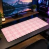 Blush Picnic Plaid Gaming Mousepad