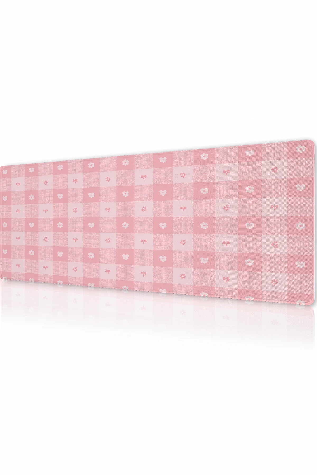 Blush Picnic Plaid Gaming Mousepad