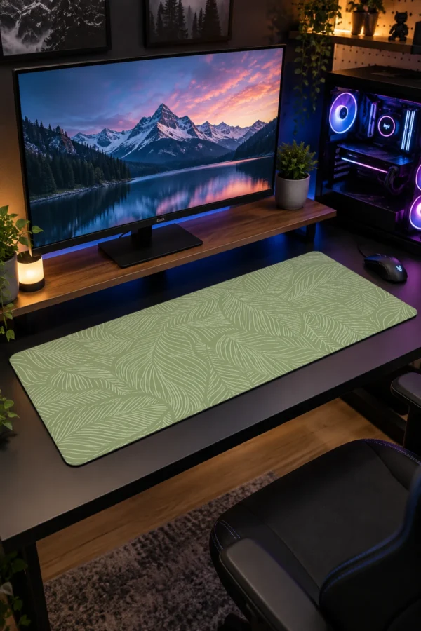Sage Frond Gaming Mousepad