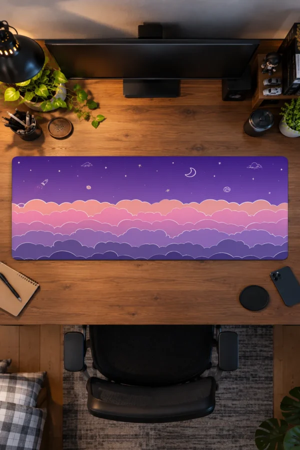 Lilac Dreamscape Gaming Mousepad Lilac Dreamscape Gaming Mousepad