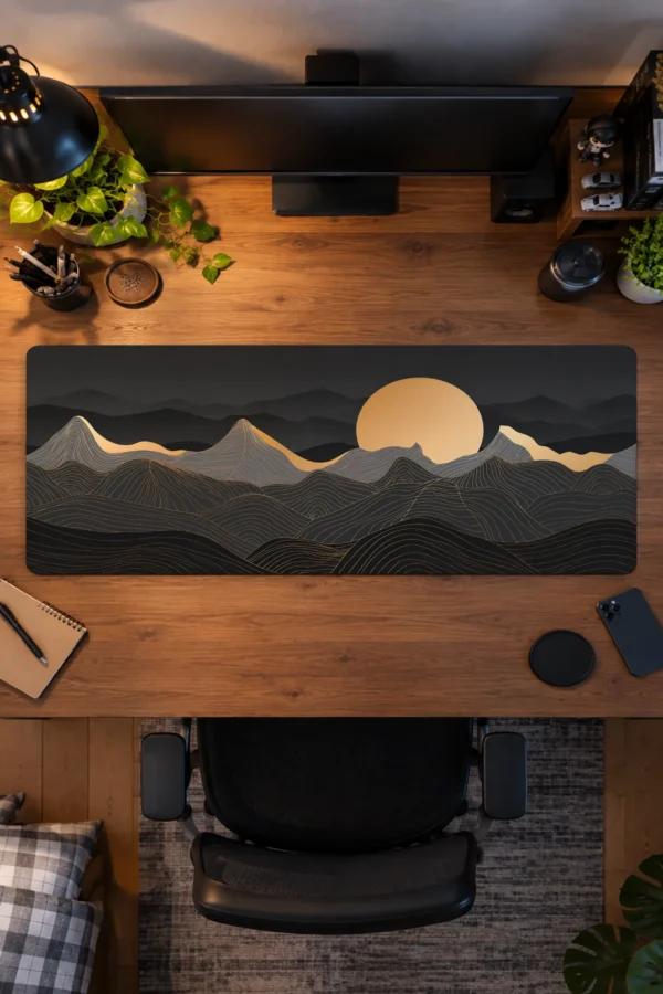 Gilded Summit Gaming Mousepad