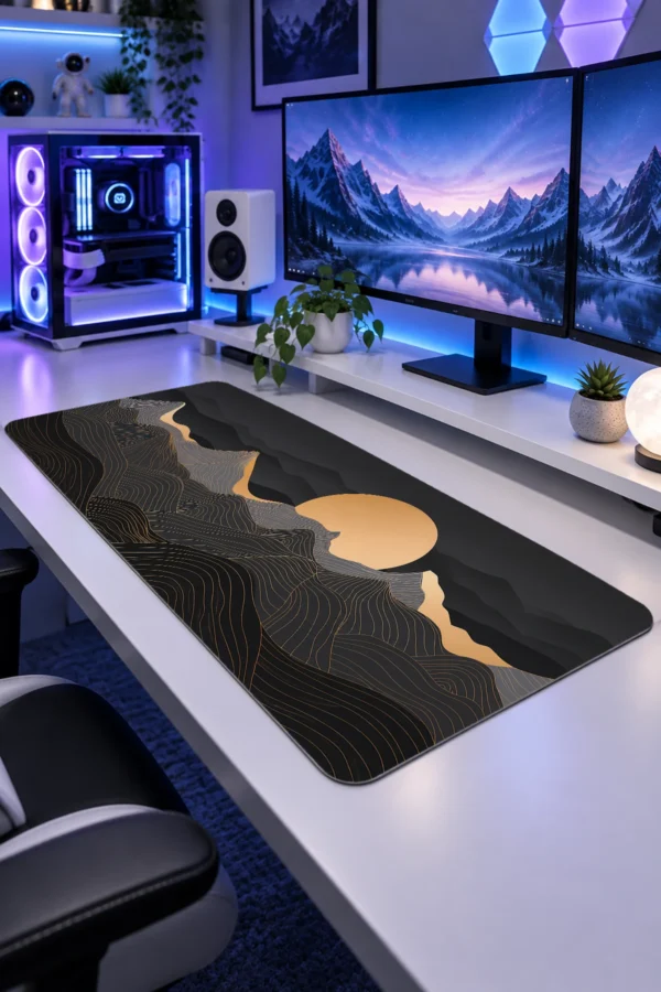Gilded Summit Gaming Mousepad