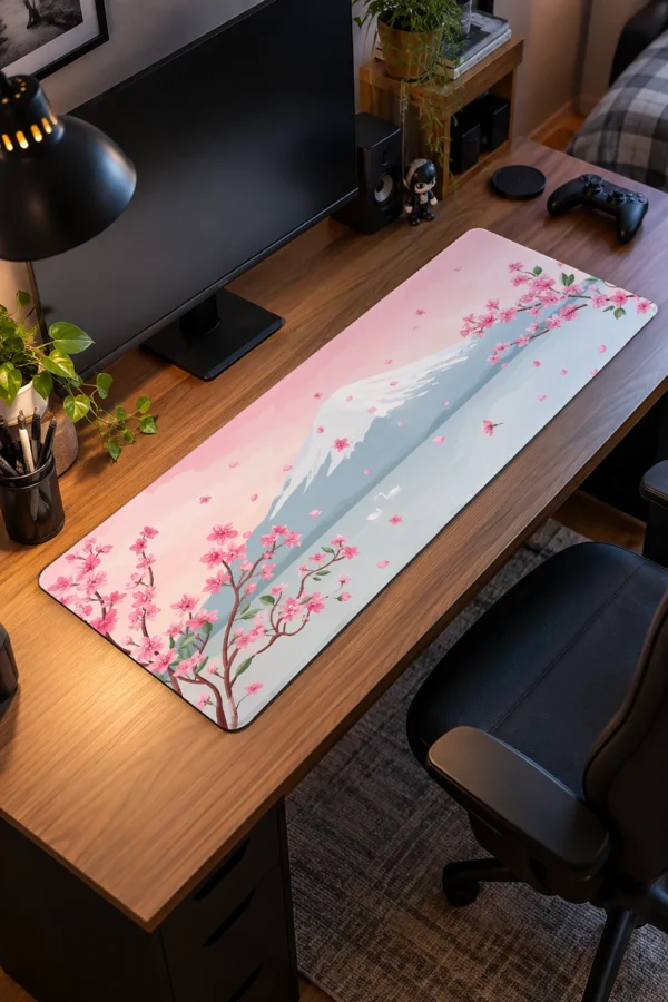 Blossom Lake Peak Gaming Mousepad