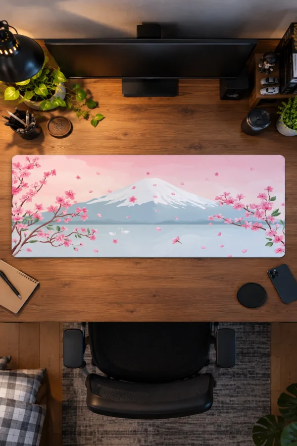 Blossom Lake Peak Gaming Mousepad