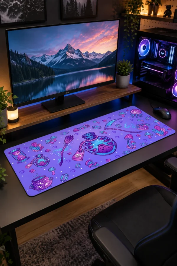Violet Alchemy Gaming Mousepad