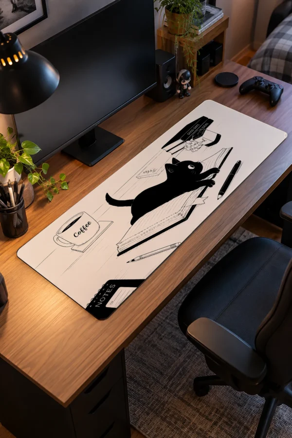 Bookish Shadow Gaming Mousepad