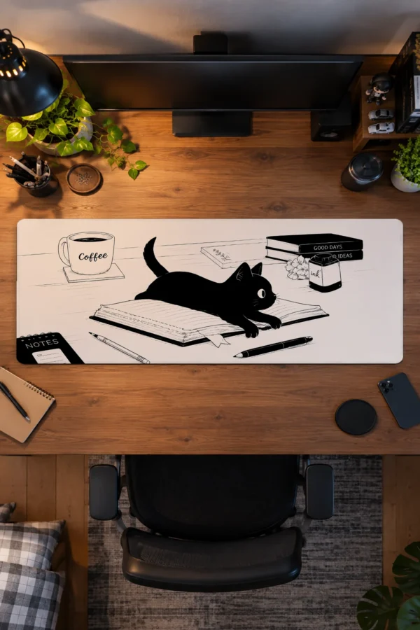 Bookish Shadow Gaming Mousepad