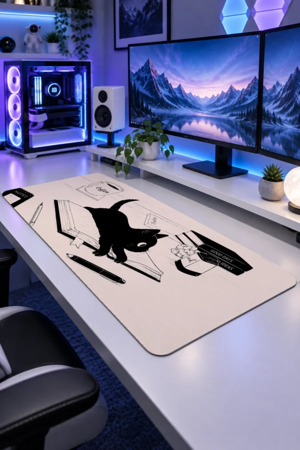Bookish Shadow Gaming Mousepad