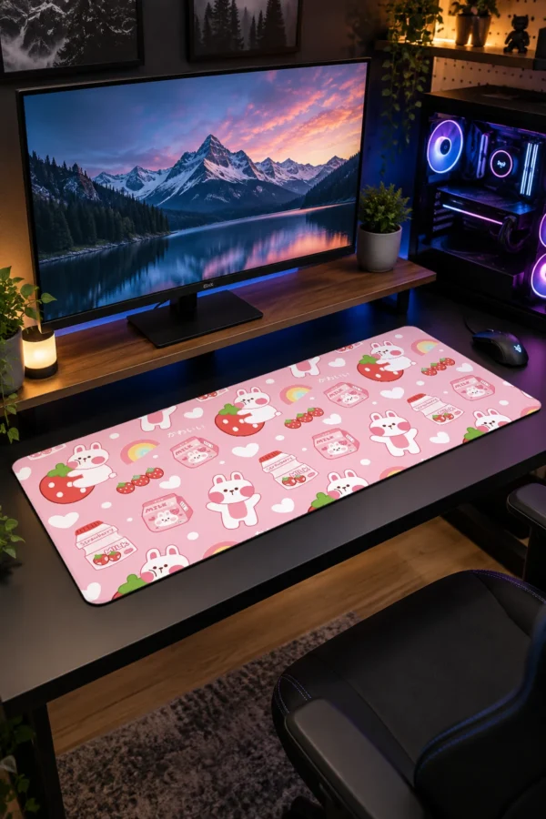 Strawberry Hop Gaming Mousepad Strawberry Hop Gaming Mousepad