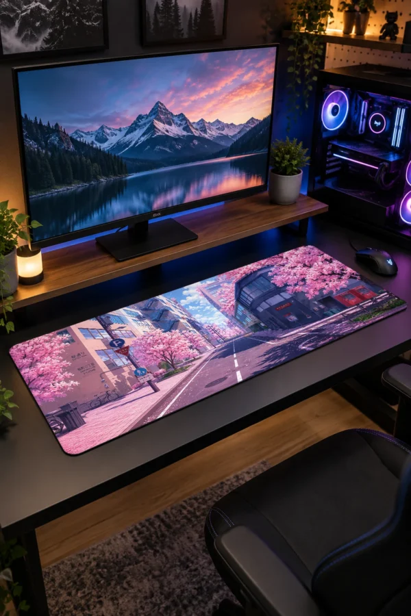 Sakura Boulevard Gaming Mousepad