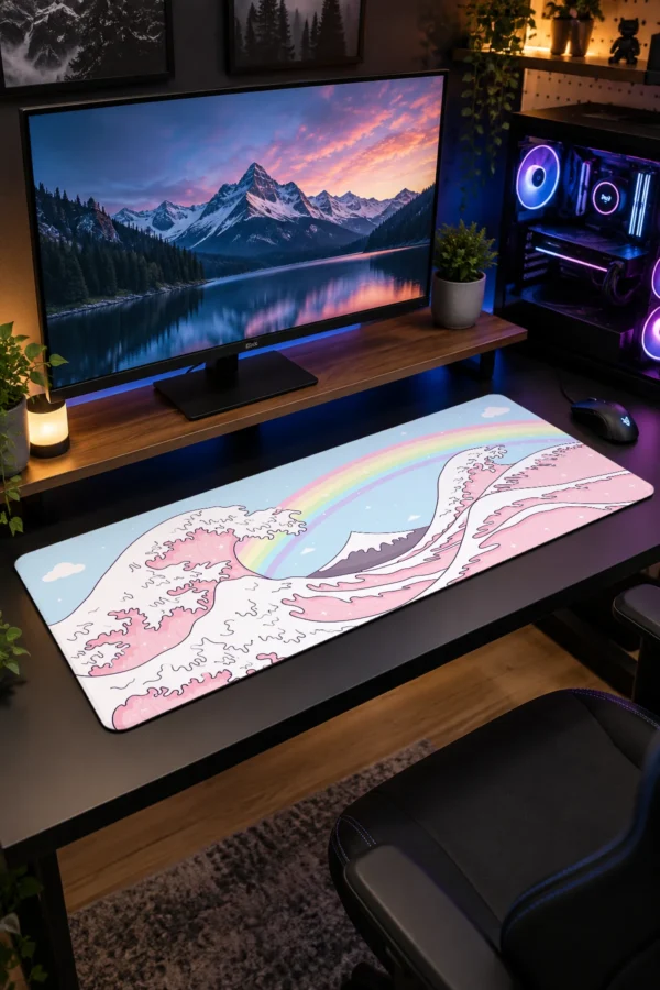 Rainbow Surge Gaming Mousepad Rainbow Surge Gaming Mousepad