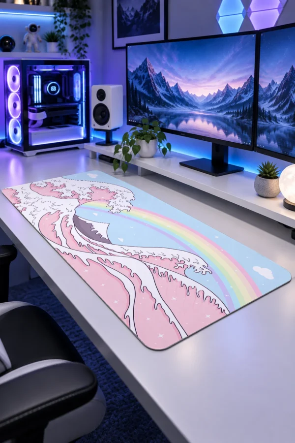 Rainbow Surge Gaming Mousepad Rainbow Surge Gaming Mousepad