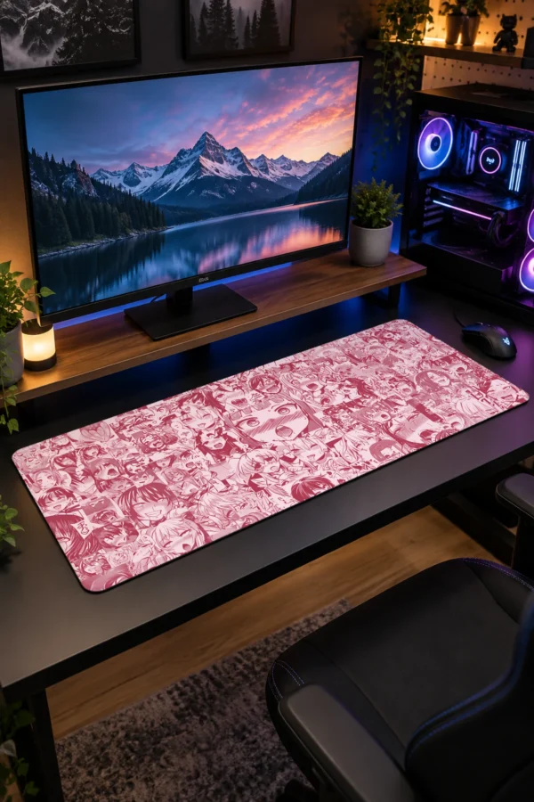 Rose Manga Mosaic Gaming Mousepad Rose Manga Mosaic Gaming Mousepad