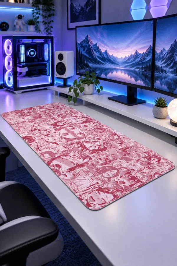 Rose Manga Mosaic Gaming Mousepad Rose Manga Mosaic Gaming Mousepad