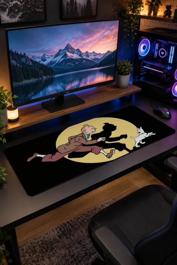 Moonlit Chase Gaming Mousepad Moonlit Chase Gaming Mousepad