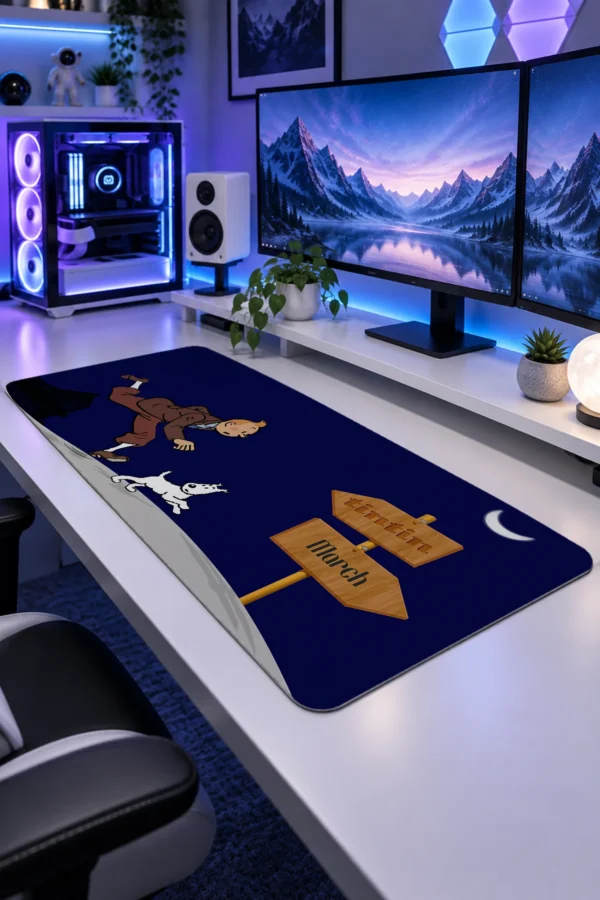 Midnight Signpost Gaming Mousepad