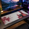 Crimson Splatter Gaming Mousepad
