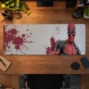 Crimson Splatter Gaming Mousepad